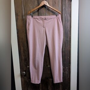 RW&CO. Dusty Pink Tapered Trousers, Size 12